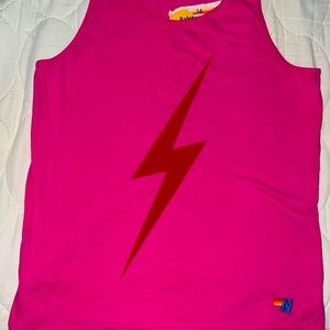 AVIATOR NATION CHILDRENS LIGHTNING BOLT TANK